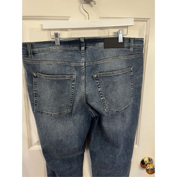 Cheap Monday Straight Leg Jeans Sonic Bail Blue sz 36/34 EUC - Picture 5 of 9